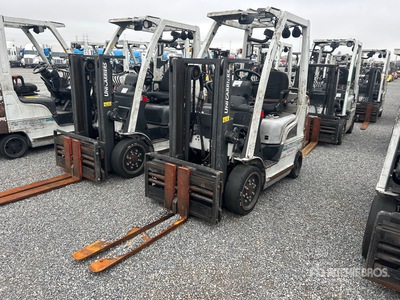2014 Nissan MCP1F2A20LV 4000 lb Cushion Tire Forklift