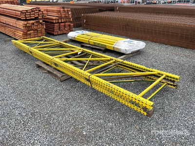 Quantity of (2) Pallets of Pallet Racking