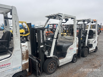 2013 Nissan CF40LP 4000 lb Cushion Tire Forklift