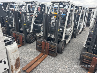 2014 UniCarrier MCP1F2A20LV 4000 lb Cushion Tire Forklift