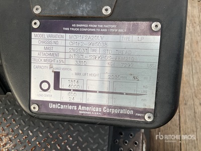 2014 Nissan CF40LP Forklift