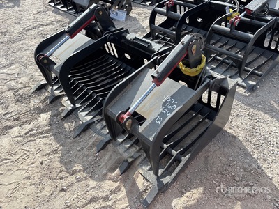 All-Star 72 in Rock Skid Steer Grapple (Unused)