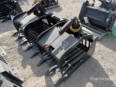 All-Star 80 in Rock Skid Steer Grapple (Unused)