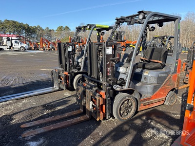 2014 Toyota 8FGCU20 4000 lb Cushion Tire Forklift