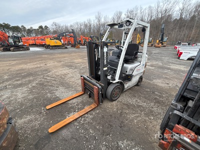2012 Nissan CF40LP 4000 lb Cushion Tire Forklift