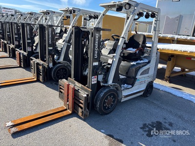 2014 Nissan MCP1F2A20LV 4000 lb Cushion Tire Forklift