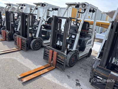 2014 Nissan MCP1F2A20LV 4000 lb Cushion Tire Forklift
