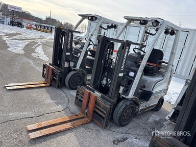 2014 Nissan MCP1F2A20LV 4000 lb Cushion Tire Forklift