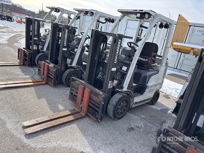 2014 Nissan MCP1F2A20LV 4000 lb Cushion Tire Forklift