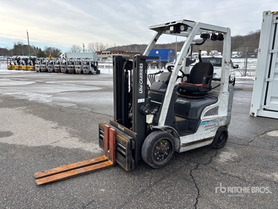 2014 Nissan CF40LP 4000 lb Cushion Tire Forklift