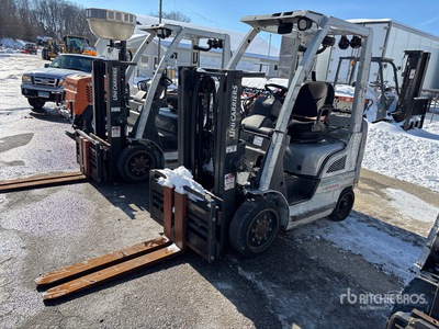 2014 Nissan CF40LP 4000 lb Cushion Tire Forklift