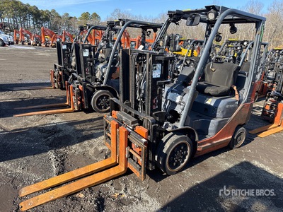 2014 Toyota 8FGCU20 4000 lb Cushion Tire Forklift