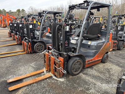 2014 Toyota 8FGCU20 4000 lb Cushion Tire Forklift
