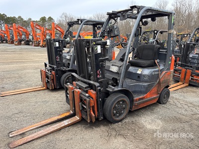 2014 Toyota 8FGCU20 4000 lb Cushion Tire Forklift