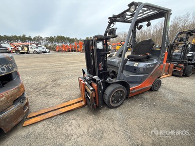 2014 Toyota 8FGCU20 4000 lb Cushion Tire Forklift