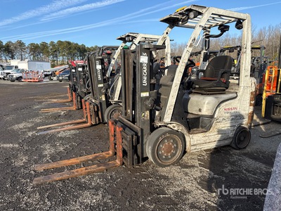 2012 Nissan MCP1F2A20LV 4000 lb Cushion Tire Forklift