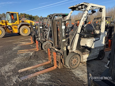 2012 Nissan MCP1F2A20LV 4000 lb Cushion Tire Forklift