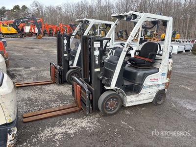2012 Nissan CF40LP 4000 lb Cushion Tire Forklift