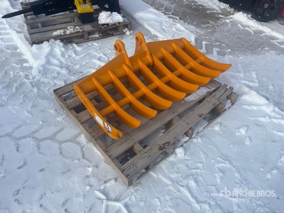 2025 GIYI 44 in Râteau de pelleteuse - Fits CAT 303 (Unused)