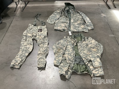(8) Cold Weather Parkas, (6) Pair of Cold Weather Trousers & Assorted Items