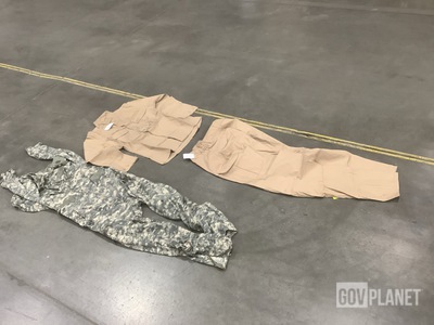 (10) Pairs of Uniform Trousers, (16) Uniform Coats & Assorted Items