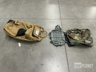 (1) Duffel Bag, (1) Go Bag & Assorted Items