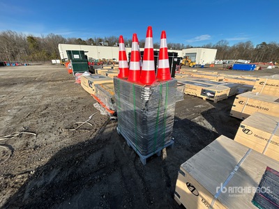 Quantity of (250) 2026 KJ K2250 Traffic Cones