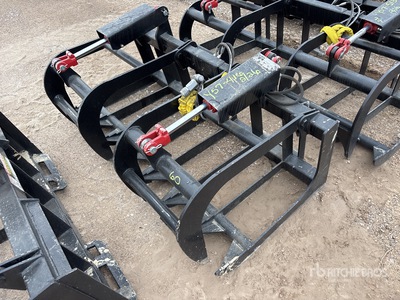 All-Star 60 In E-Series Root Skid Steer Grapple (Unused)