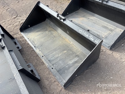 Mid-State 68 in Low Profile Skid Steer Bucket (Unused)