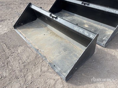 Mid-State 80 In Low Profile Skid Steer Bucket (Unused)