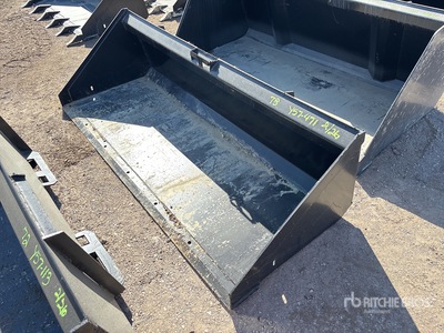 Mid-State 78 In Low Profile Skid Steer Bucket (Unused)