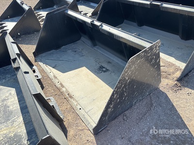 Mid-State 72 In Snow & Litter Skid Steer Bucket (Unused)