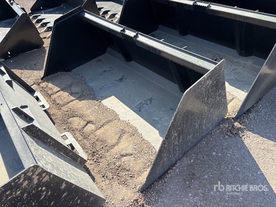 Mid-State 74 In Snow & Litter Skid Steer Bucket (Unused)