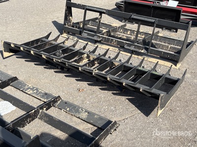 84 In Skid Steer Landscape Rake (Unused)