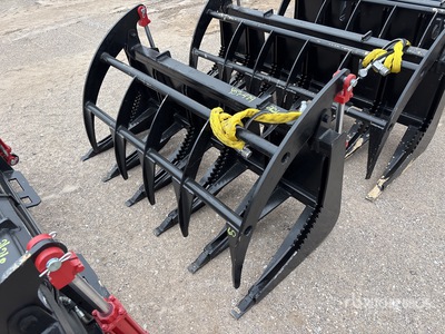Mid-State 60 In E-Series Skid Steer Root Rake (Unused)