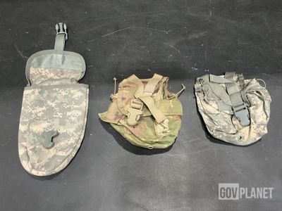 (42) Entrenching Tool Carriers, (460) Canteen Pouches & Assorted Items