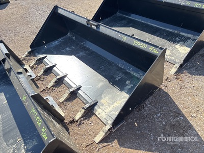 All-Star 78 In Low Pro w/Teeth Skid Steer Bucket (Unused)