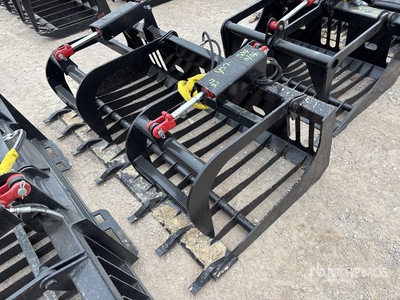 All-Star 72 in Rock w/Teeth Skid Steer Grapple (Unused)