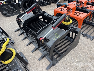 All-Star 72 in Rock w/Teeth Skid Steer Grapple (Unused)