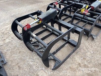 All-Star 48 In E-Series Root Skid Steer Grapple (Unused)