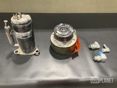 (40) Assorted Hose Adapters, (1) Compressor & Assorted Items