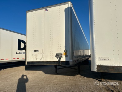 2014 Utility VS2DX 53 ft x 102 in T/A Van Trailer