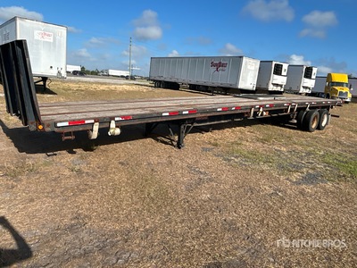 2007 Fontaine FTW-5-8048SLW 48 ft T/A Flatbed Trailer