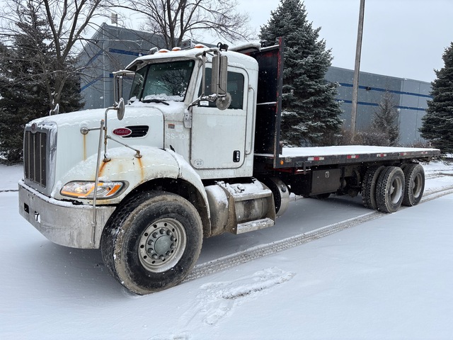 2012 Peterbilt 348 6x4 Flatbed Truck