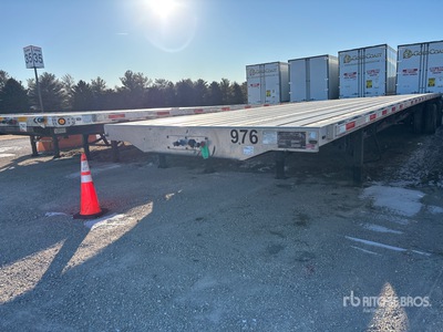2019 Transcraft 48 ft T/A Spread Axle Flatbed Trailer