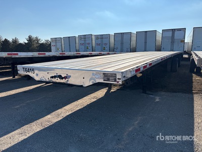 2020 Transcraft 554C 53 ft T/A Spread Axle Flatbed Trailer