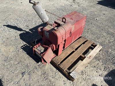 1985 Lincoln Electric Weldanpower Skid-Mounted Motor aangedreven lasser