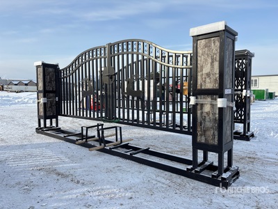 2026 Suihe NFG-20FGP-E Steel Bi-Parting Farm Driveway Gate (Unused)