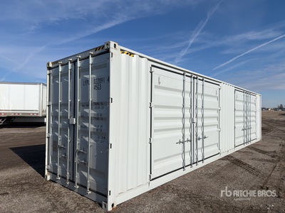 2025 40 ft High Cube Multi-Door Storage Container
