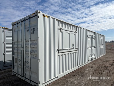 2025 40 ft High Cube Multi-Door Storage Container